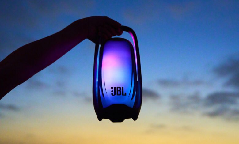 The colorful JBL Pulse 6 speaker will be available next month