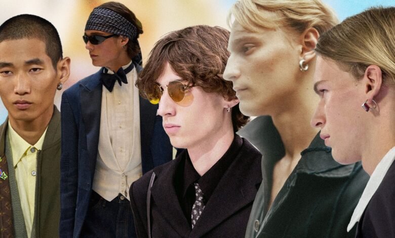 Lords of the Rings: Menswear Designers Are Going All-In on This Frisky, Statement-Making Earring Lords of the Rings: Menswear Designers Are Going All-In on This Frisky, Statement-Making Earring