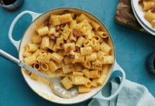 Rigatoni Carbonara With Pancetta