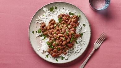 Smoky, Spicy Creole Pink Beans and Rice