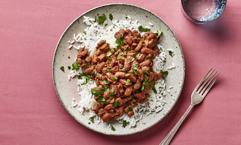 Smoky, Spicy Creole Pink Beans and Rice Smoky, Spicy Creole Pink Beans and Rice
