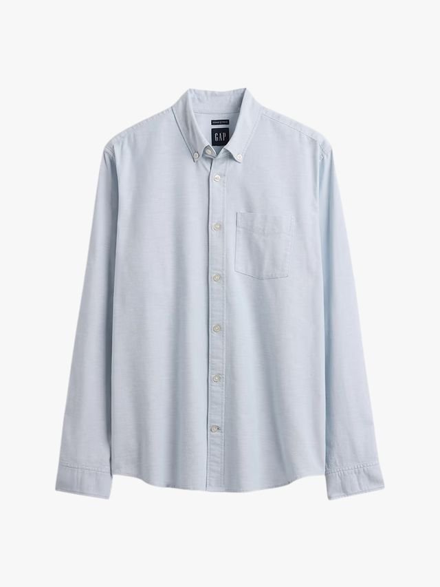 Image may contain Clothing Long Sleeve Shirt Sleeve Blouse Home Decor Linen and Pants