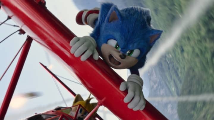 Still from Paramount's "Sonic the Hedgehog 2."