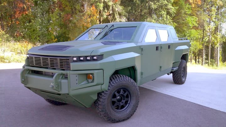 GM Defense’s next-generation prototype tactical vehicle.