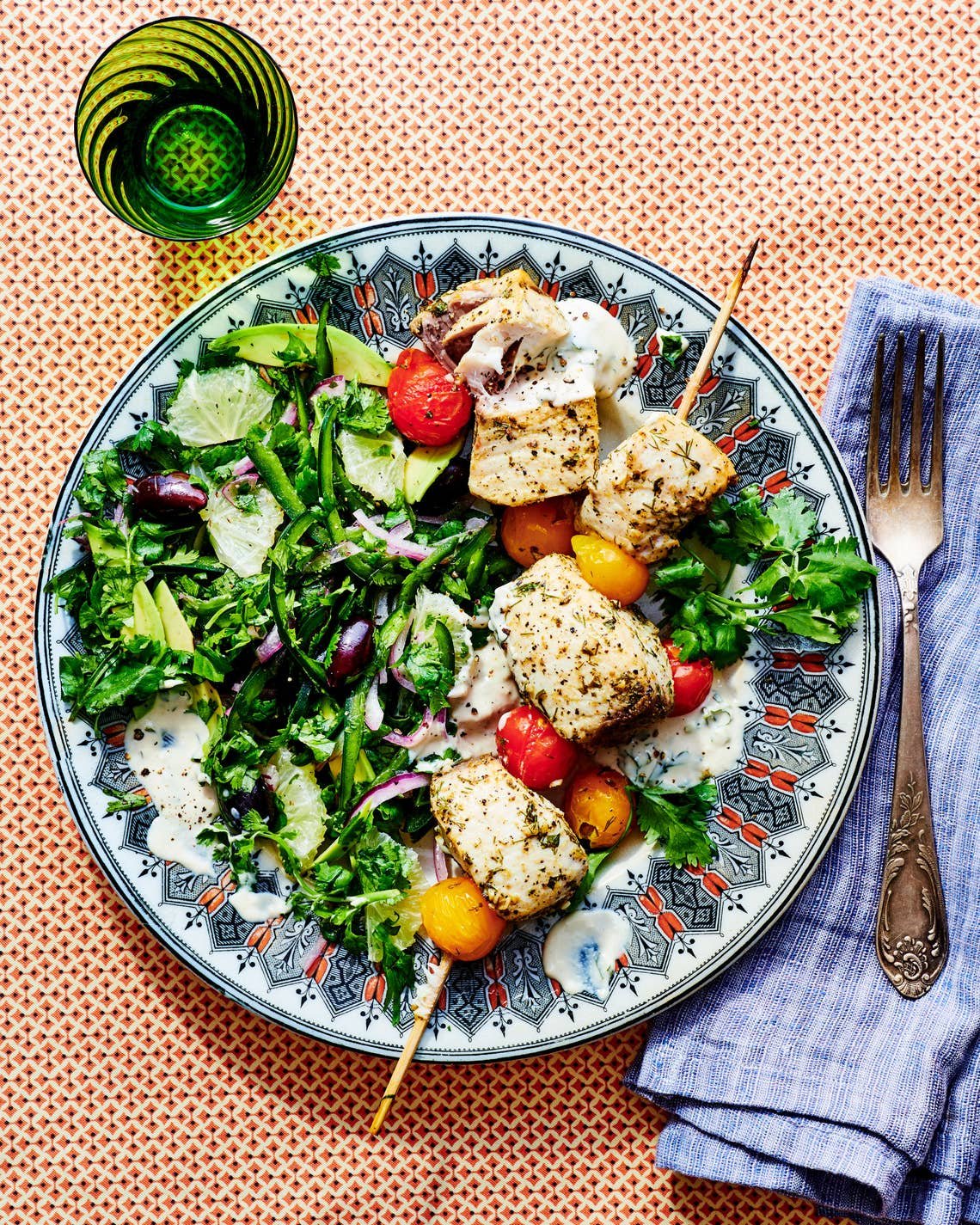 Grilled Fish Kebabs Grilled Fish Kebabs