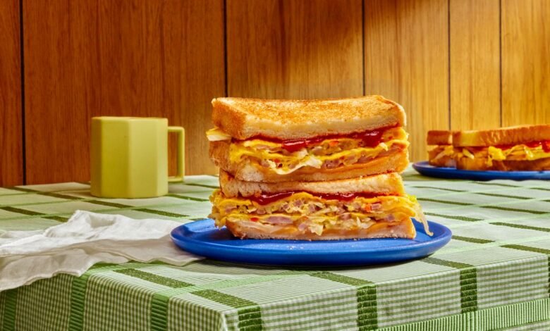 Korean Street Toast Breakfast Sandwich Korean Street Toast Breakfast Sandwich