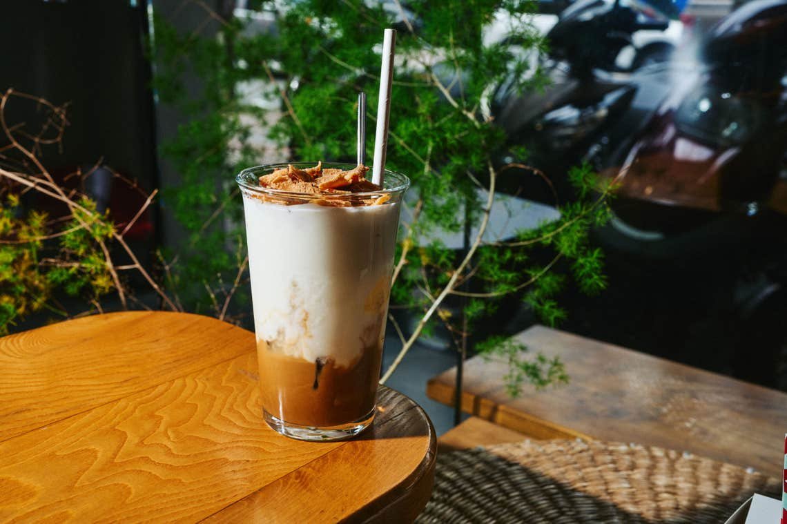 Yogurt coffee at Hoff Specialty CoffeeAlex Yem Yogurt coffee at Hoff Specialty CoffeeAlex Yem