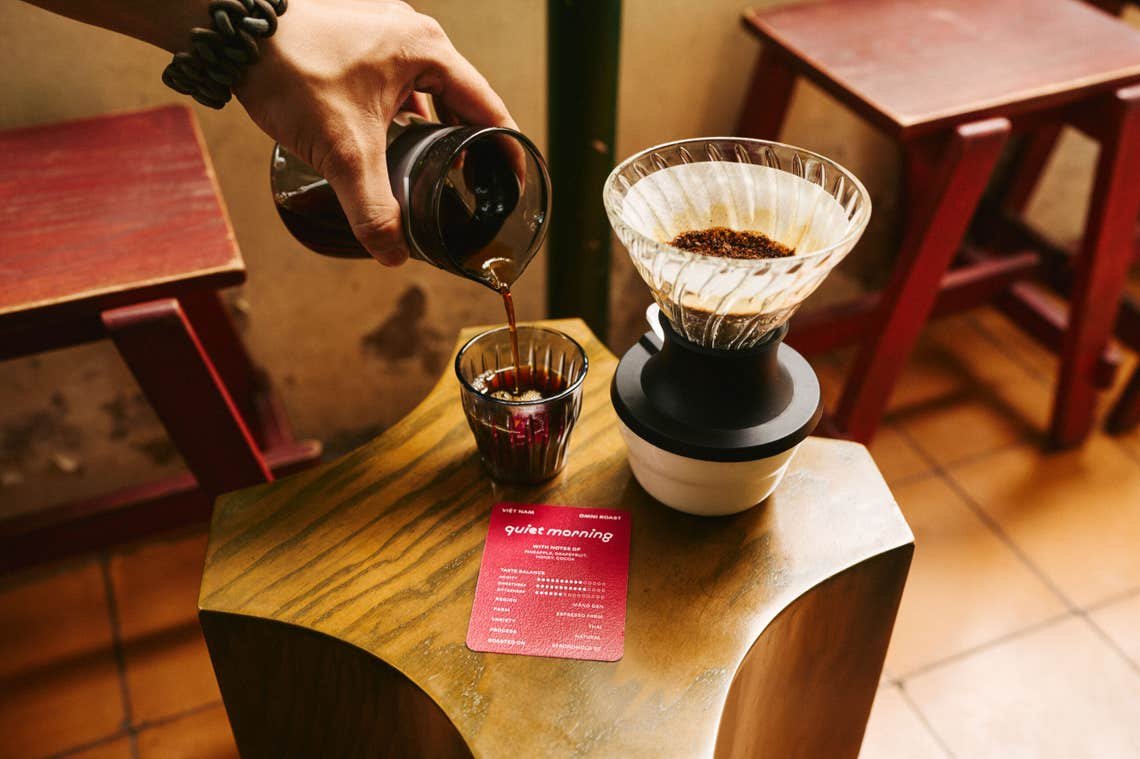 Vietnamese pour-over at Sipply Coffee Vietnamese pour-over at Sipply Coffee