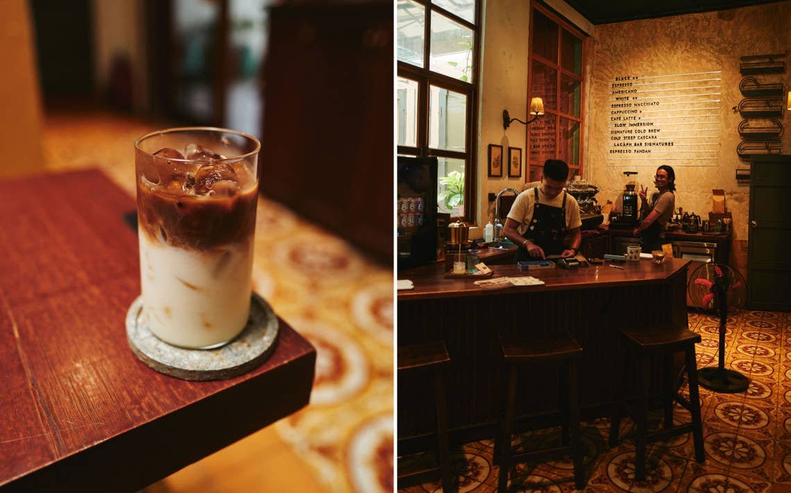 Bạc xỉu (white coffee) at Lacàph Coffee Bar Bạc xỉu (white coffee) at Lacàph Coffee Bar