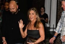 Jennifer Aniston and Jim Curtis Take Their Couple Style to Work