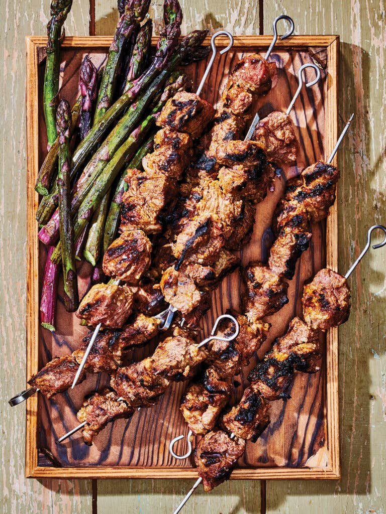 Grilled Marinated Lamb Kebabs Grilled Marinated Lamb Kebabs