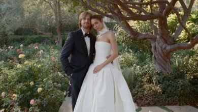 Inside Finneas and Claudia Sulewski’s Romantic Garden Wedding in Montecito