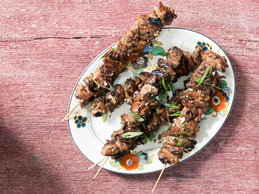 Filipino Barbecue Chicken Skewers Filipino Barbecue Chicken Skewers