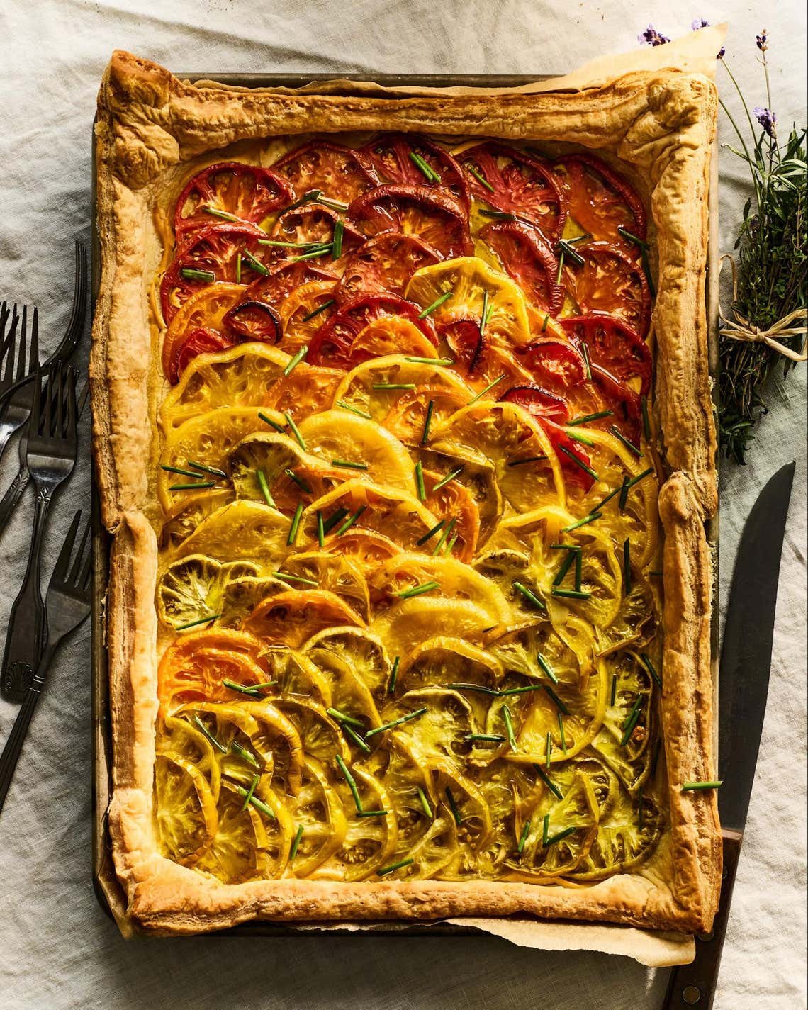 Summer Tomato Tart With Mustard and Herbs Summer Tomato Tart With Mustard and Herbs