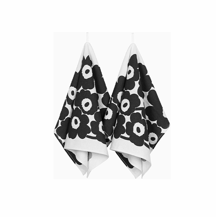 Marimekko Unikko Organic Cotton Kitchen Towels