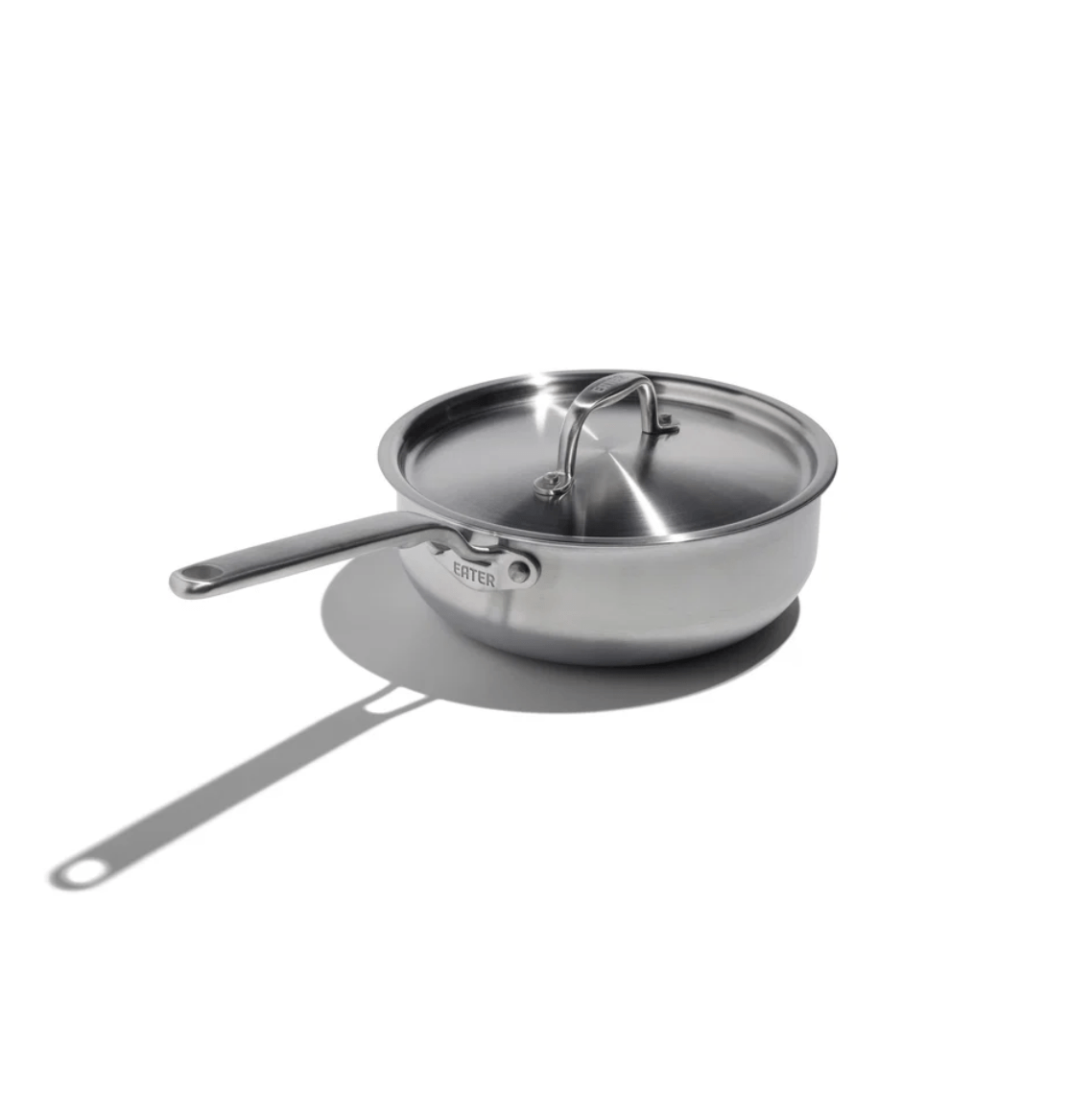 Eater x Heritage Steel 3 Quart Saucier with Lid