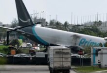 An Amazon cargo plane crashed at Miami International Airport