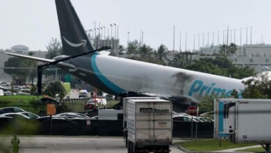 An Amazon cargo plane crashed at Miami International Airport