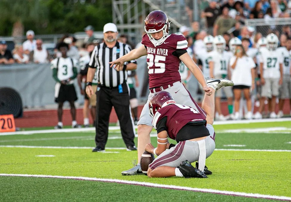 Braden River beat Lakewood Ranch 39-28 in a high school football game played in Bradenton on Friday, Sept. 4, 2026. Braden Ri