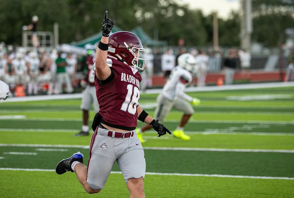 Braden River beat Lakewood Ranch 39-28 in a high school football game played in Bradenton on Friday, Sept. 4, 2026. Braden Ri