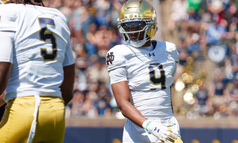 Notre Dame football lose Braunte Johnson, Jason Onye to possible injury