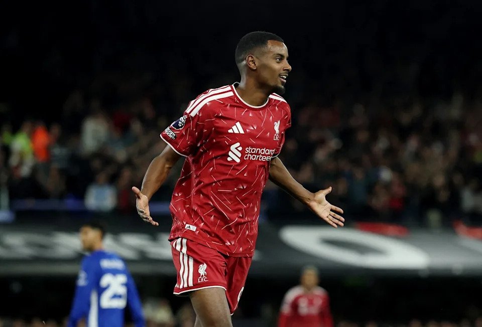 Alexander Isak scored his first Liverpool brace in a comfortable win at Ipswich on Friday night (Reuters)