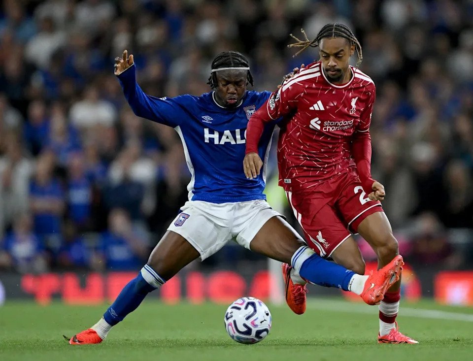Bradley Barcola made his Liverpool debut after his £123m move (Getty)