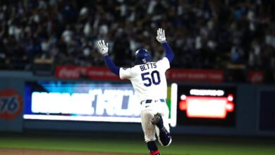 Mookie Betts delivers as Dodgers sweep Nationals