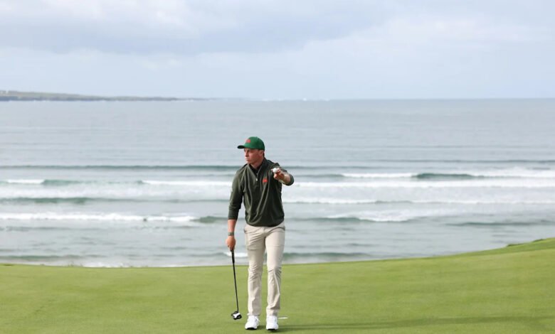 Niall Sheils Donegan makes rare Walker Cup error, then helps GB&I secure crucial point