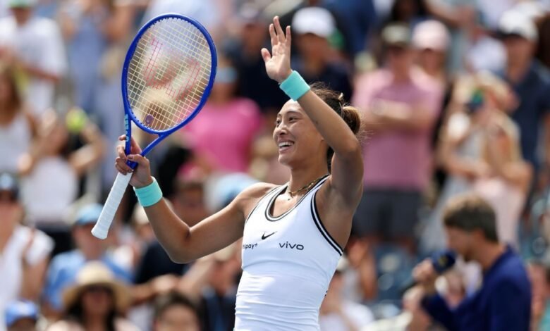 Zheng rallies past Keys, Potapova upsets Anisimova at US Open Zheng rallies past Keys, Potapova upsets Anisimova at US Open