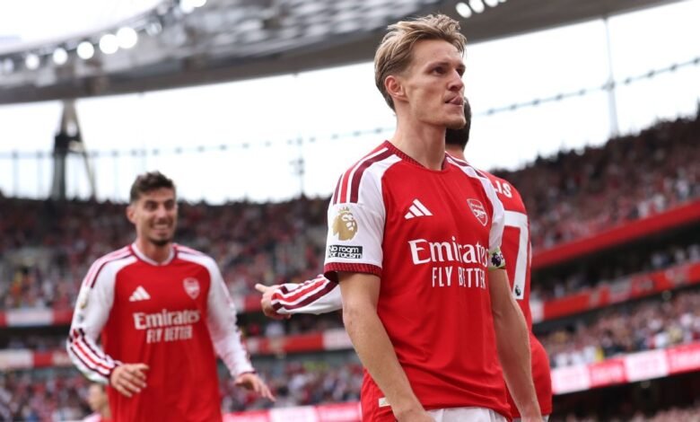 Martin Ødegaard, Kai Havertz strikes give Arsenal statement London derby win over Chelsea