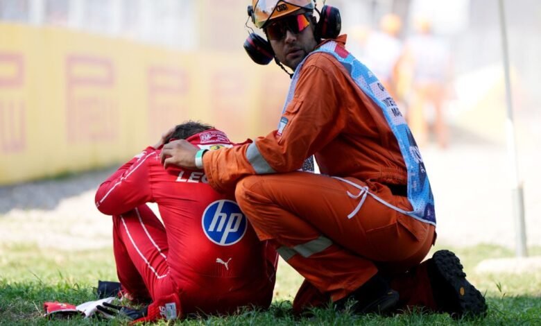 Ferrari’s vintage disaster-class paves way for Antonelli to win Italian GP