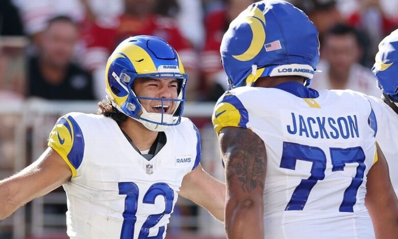 Rams expect Puka Nacua, Alaric Jackson to play vs. 49ers