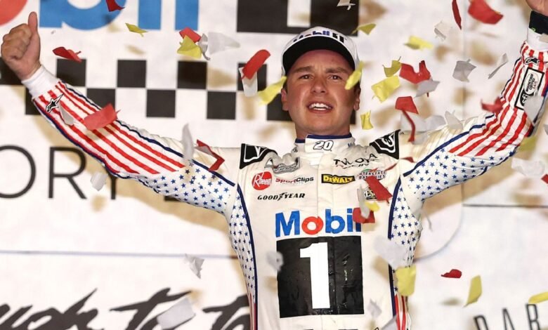 Christopher Bell passes Kyle Larson to win Southern 500
