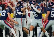 Lucas Carneiro’s 48-yard FG leads Ole Miss past No. 24 Louisville