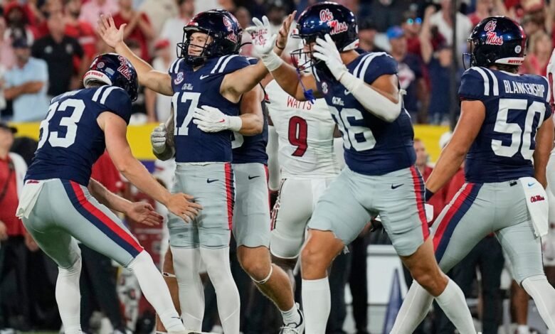 Lucas Carneiro’s 48-yard FG leads Ole Miss past No. 24 Louisville Lucas Carneiro’s 48-yard FG leads Ole Miss past No. 24 Louisville
