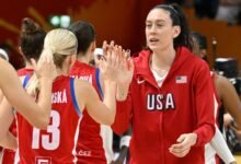 U.S. closes pool play with 105