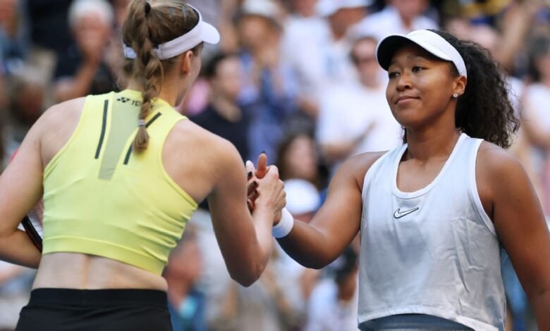 Elena Rybakina rolls on as Naomi Osaka bows out of US Open Elena Rybakina rolls on as Naomi Osaka bows out of US Open
