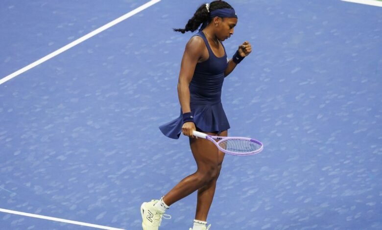 Gauff beats Jovic for 1st US Open quarters since title in ’23 Gauff beats Jovic for 1st US Open quarters since title in ’23