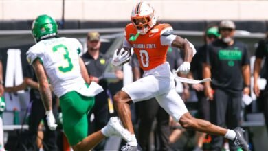 Oklahoma State stuns No. 6 Oregon, ending 21