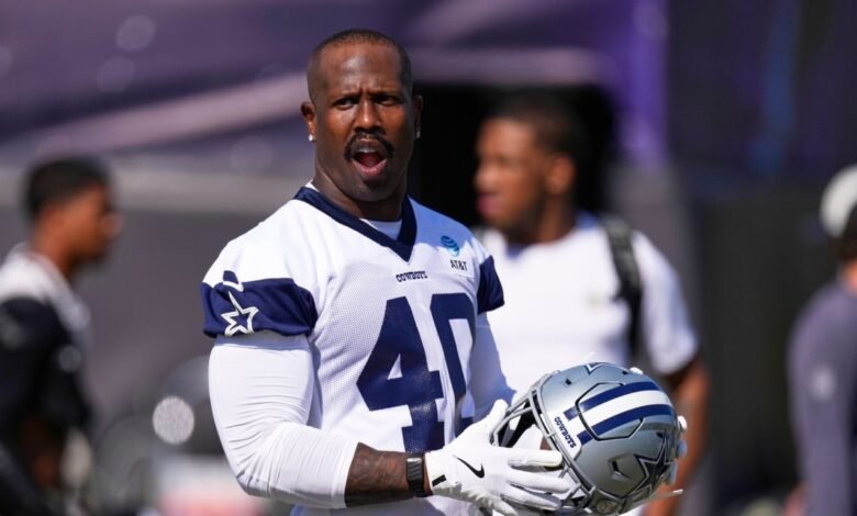 Cowboys’ Luepke trades jersey number to Von Miller for chicken ownership stake Cowboys’ Luepke trades jersey number to Von Miller for chicken ownership stake