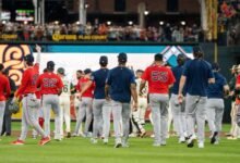 Benches clear in Red Sox-Orioles after Blaze Alexander’s hard slide