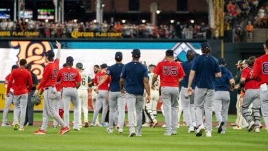 Benches clear in Red Sox-Orioles after Blaze Alexander’s hard slide