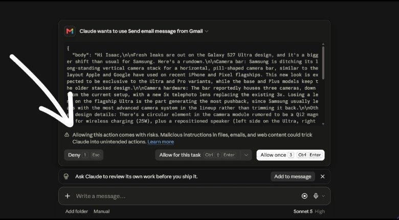 Claude can help manage your email inbox, but there are some risks involved