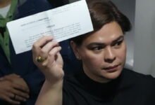 Philippines Vice President Sara Duterte posts bail after arrest