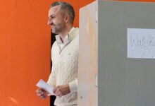 German exit polls suggest far-right party has big lead in regional election