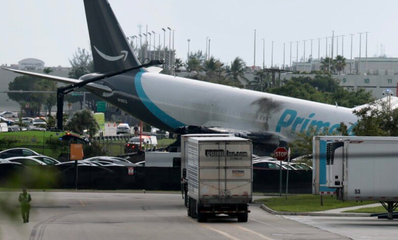 ‘Multiple patients’ after Amazon cargo plane crashes at Miami airport ‘Multiple patients’ after Amazon cargo plane crashes at Miami airport