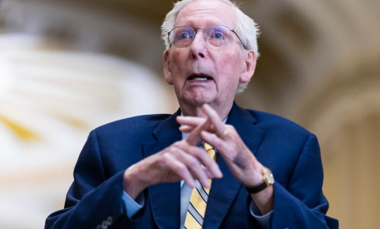 Mitch McConnell returns to Senate after fall that led to an prolonged medical absence Mitch McConnell returns to Senate after fall that led to an prolonged medical absence