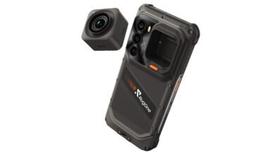 This rugged smartphone’s camera is a removable action cam