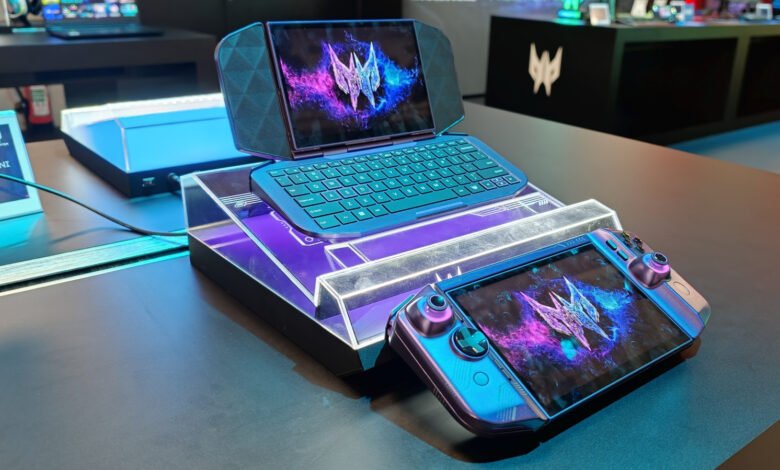Acer Project DualPlay Mini concept hands-on: Flipping from powerful handheld to powerful tiny laptop Acer Project DualPlay Mini concept hands-on: Flipping from powerful handheld to powerful tiny laptop